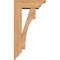 Ekena Millwork Westlake Traditional Smooth Bracket w/ Offset Brace, Western Red Cedar, 5 1/2"W x 14"D x 26"H BKT0604X14X26WTL01SWR - alternate 4